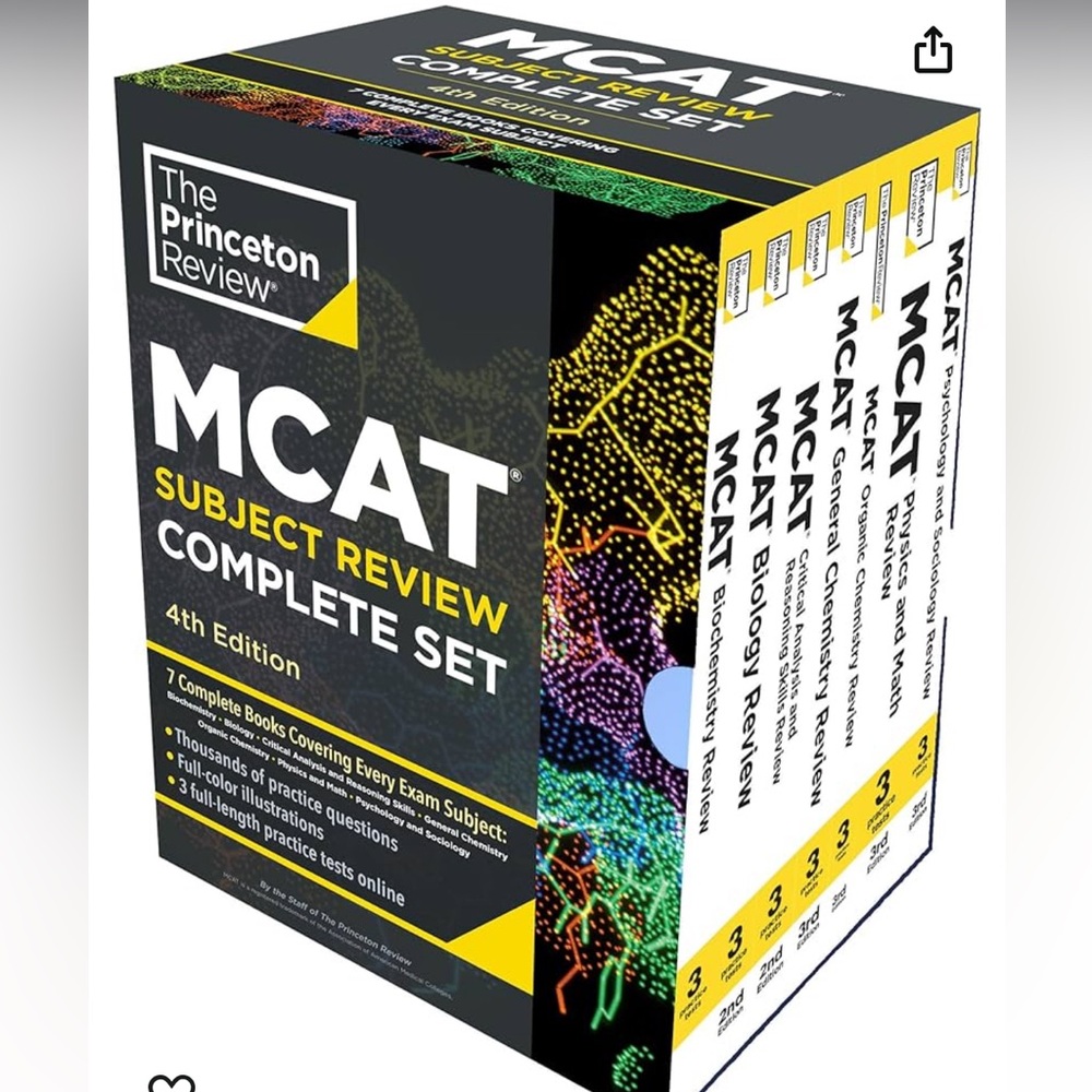 Brand new Princeton Review MCAT Prep books
